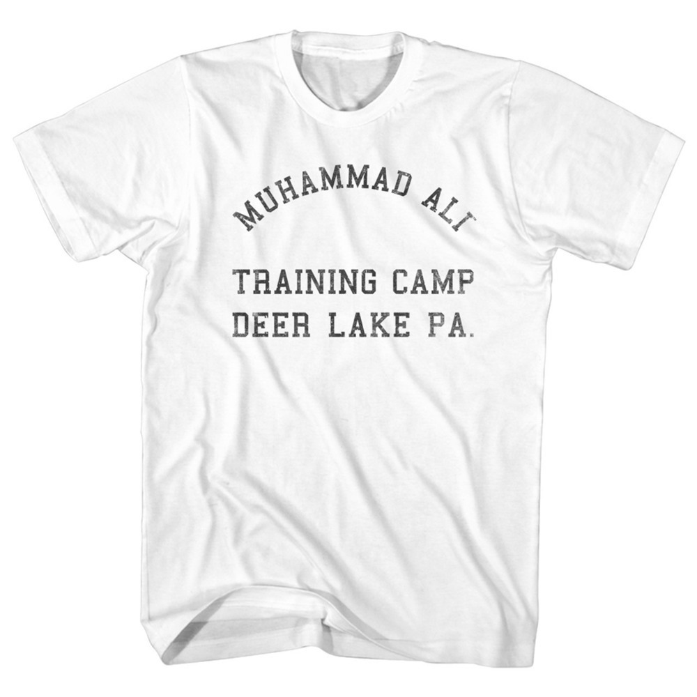 Muhammad Ali Deer Lake White Adult Tshirt